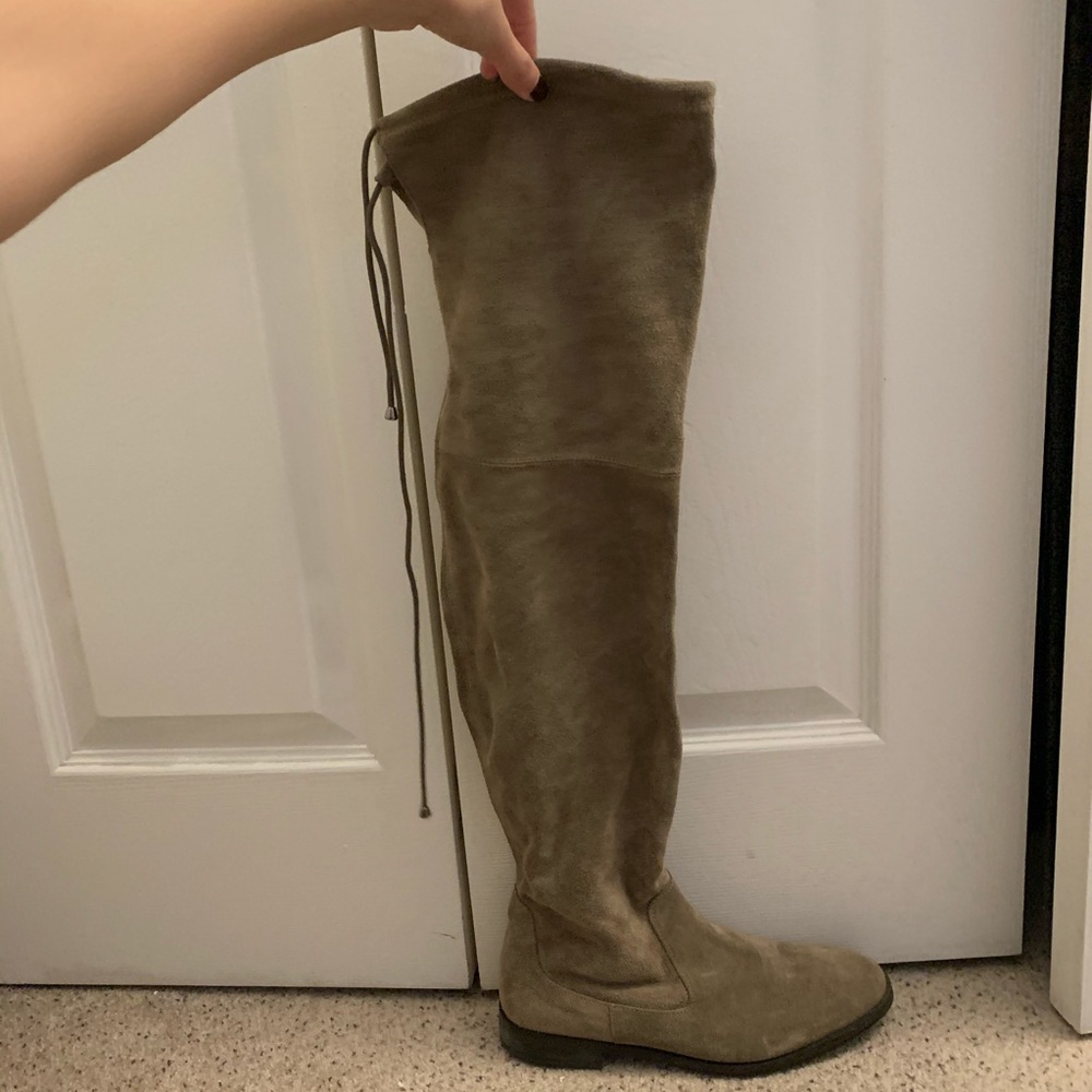 ALDO OVER THE KNEE FAUX SUEDE BOOTS